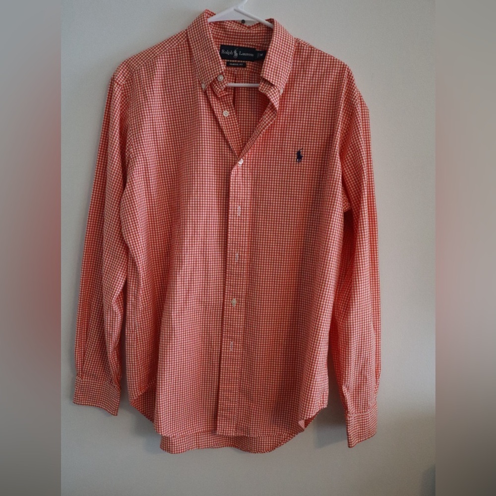 Ralph Lauren Classic Fit Gingham Button-Down Shirt